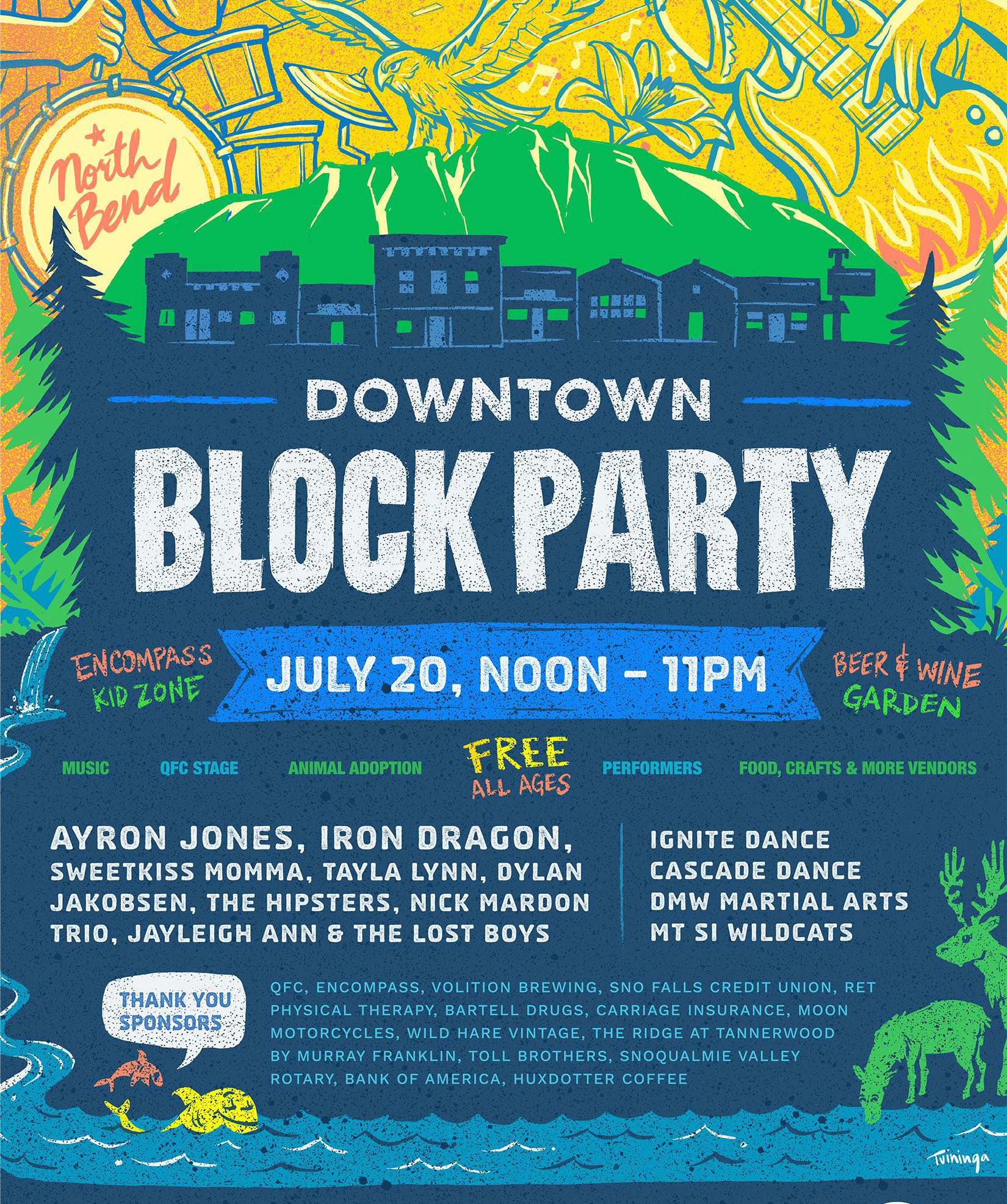 North Bend Downtown Block Party North Bend WA News
